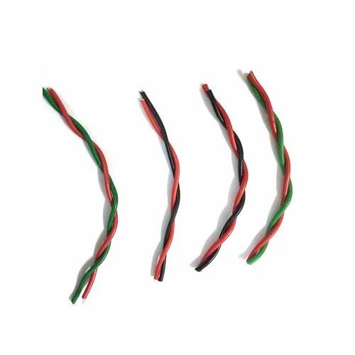 Flexible Wire - Copper Material 90 Meter Roll Length Multicolor Flame Retardant Industrial Usage | Customize Size PVC Insulation