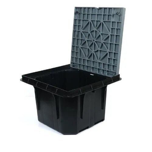 FRP Earth Pit Chamber - High Strength Durable Black Design | Lightweight at 2 Kg Ideal for Electrical Industry Applications