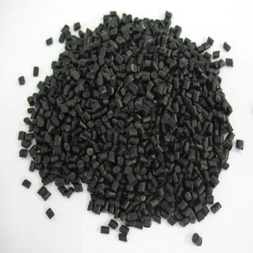 HDPE Black Granules - Industrial Grade Recycled Natural Black Granules | Eco-Friendly Material, Suitable for Plastic Industry Applications