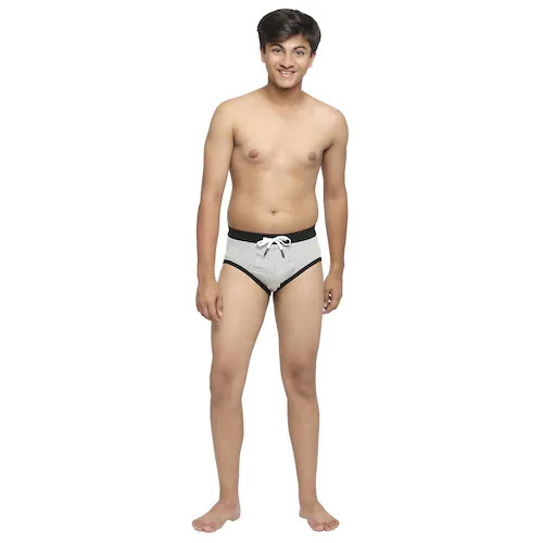 Mens Briefs - Cotton Fabric Size 28-42 | Fade Wrinkle and Shrink Resistance Outer Elastic Waistband Breathable and Skin-Friendly Design