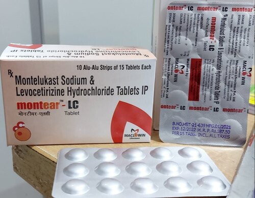 Montear LC Tablet - Balanced Composition and Highly Effective Formula | Hygienically Packed, Fast Relief, Tested on Quality Standards for Adults, Teenagers, Women, and Aged Persons