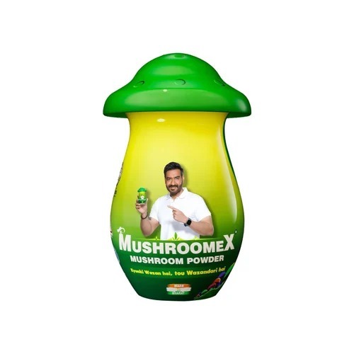 Mushroomex Mushroom Powder - Organic Dried Mushroom Powder | Original Color, Highly Pure, Cultivated in India