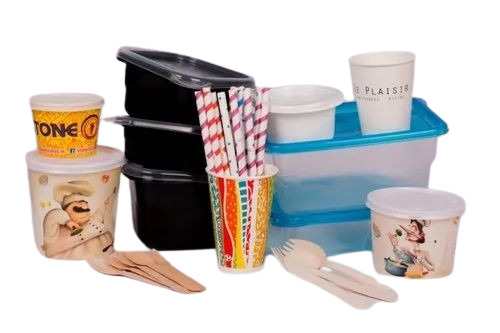 Plastic Food Packaging Containers - Plastic, Multi Color | Biodegradable, Eco-Friendly, Versatile Food Container
