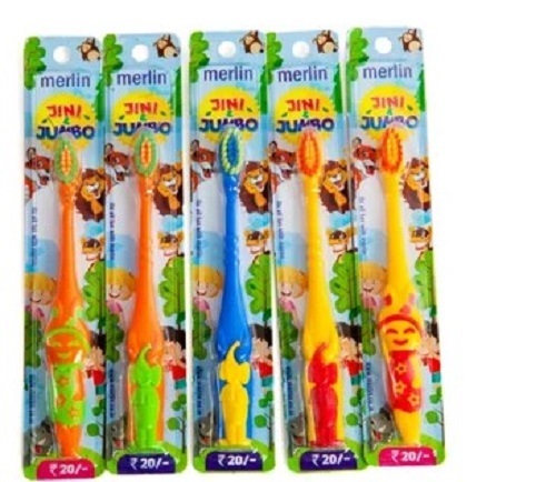 Plastic Toothbrush For Children - Nylon Bristles, Standard Size | Soft Grip, Lightweight, Various Colors Available