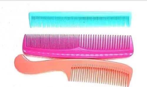 Pocket Comb - Crack Resistance Plastic, Lightweight Design, Various Color Options | Solid Form, Quality Tested, Timely Delivery