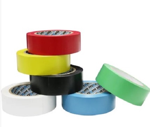 Pvc Floor Marking Tape - Various Colors, Adhesive PVC Material | Plain Design, Tested Quality, Durable for Marking Applications