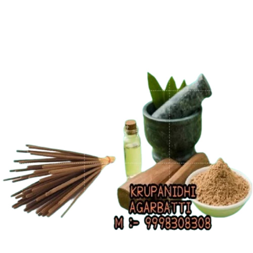 Sandal Flora Agarbatti - Natural Musk, Orange Color | Non Handmade, Carton Packaging, Customizable Size, Multicolor Features