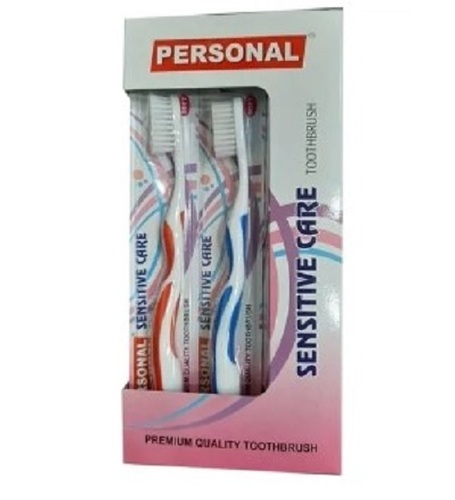 Sensitive Care Tooth Brush - Soft Nylon Bristles, Standard Size , Lightweight Design with Good Gripping and Tested Quality Standards
