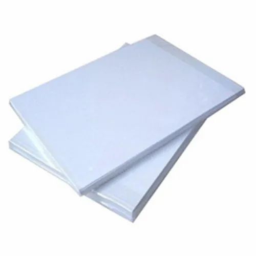 White A4 Size Paper - Surface Finish: Film Lamination