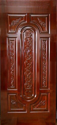 Wood Panel Door - Color: Brown