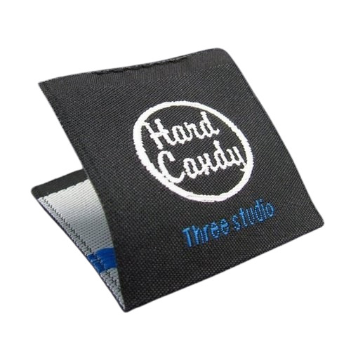 Center Fold Woven Label - Printed 10-150 mm Size, 1-5 gm Weight | Black Woven Material for Garment Use