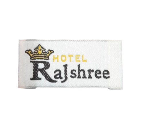 Hotel Uniform Labels - Woven Material, Customized Rectangle Design | Perfect for Identifying Hotel Staff Uniforms