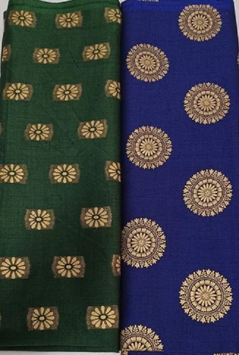 120 GSM Gold Print Rayon Fabric - Multi-Color Printed Style | Washable, Shrink Resistant, Ideal for Textile Industry Use