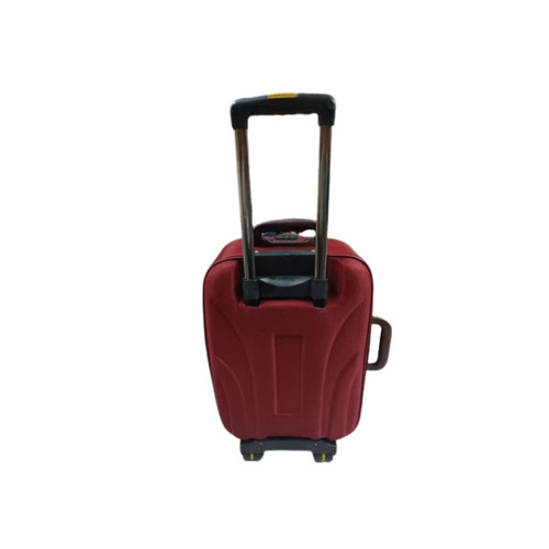 30L Medium Polyester Luggage Trolley Bag - Zip Closure, Corrosion Resistant, Easy To Use