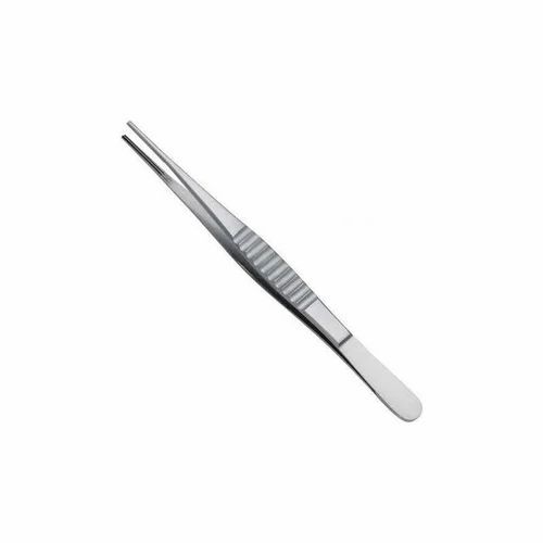 6 Inch Dissecting Tooth Forceps - Stainless Steel, 6 Inches, Silver | Dental Accessories, Straight Shape, Portable, Non-Disposable, New Condition