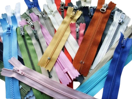 Colored Metal Zippers - Multicolor, Regular Fit | Long Lasting, Washable, Ideal for Bags