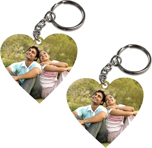 Customized Photo Key Ring - Material: Crystal