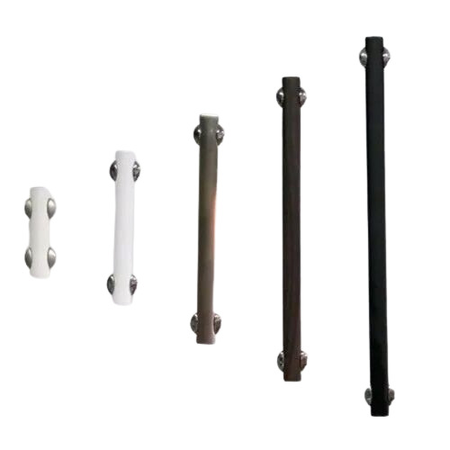 Door Handle - Zinc Material, Grey Finish, Customized Size | Multicolor Application for Home Use, Ideal Pull Handle for Door Fittings