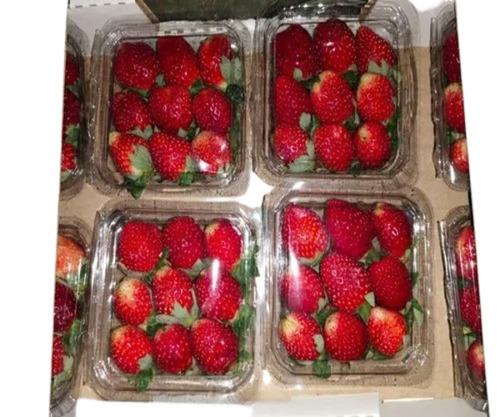 Fresh Strawberry - Organic, A Grade, Whole | Red Color, Round Shape, Sour Taste, Ideal for Human Consumption
