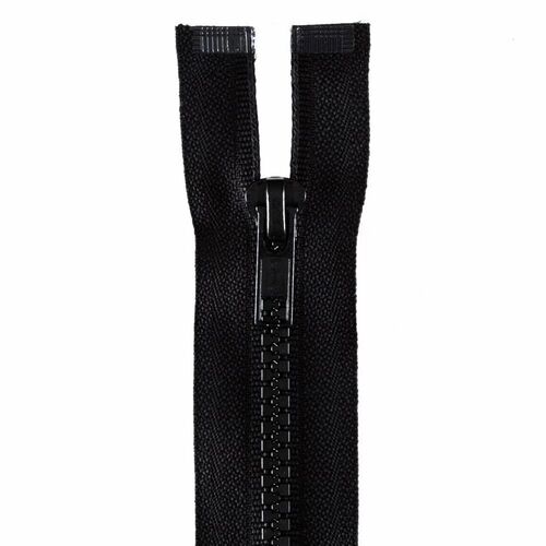 Garment Bag Zippers - Cotton Blend, Regular Fit, Black | Long Lasting, Washable, Close End, Ideal for Jeans and Garment Usage