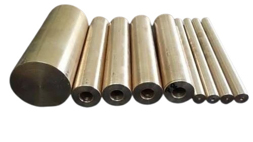 Gunmetal Hollow Bar - 3m Length, 8 Inch Round Shape, Golden Color, Durable Stainless Steel, Fine Finished, 10mm Thickness, Polished Surface Treatment | Ideal for Industrial Applications