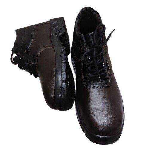 Heat Resistant Industrial Shoes With Nitrile Sole - Color: Dark Brown