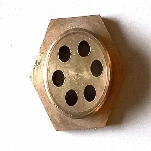 Heater Flange - Brass Material, Customized Size, Golden Color | Industrial Use, Multicolor Features