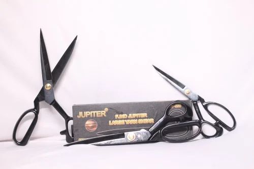 Jupiter Tailor Scissors - Stainless Steel Blades, 9 Inch Size | Durable, Long Lasting Steel Handle, Manual Operation, Box Packaging