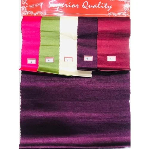 Long Crush Plain Curtain Fabric - 100% Polyester, Multi-Color Printed Design | Washable, Shrink-Resistant for Long-Lasting Style