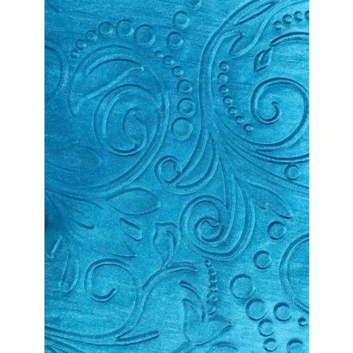 Long Crush Polyester Curtain Fabric With Punching - 100% Polyester, Multi-Color Printed Pattern, Shrink Resistant | Washable Fabric Texture