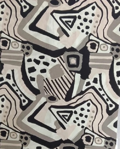 Rayon Digital Printed Fabric - Multi-Color, Printed Design | Washable, Shrink Resistant, Ideal for Textile Industry