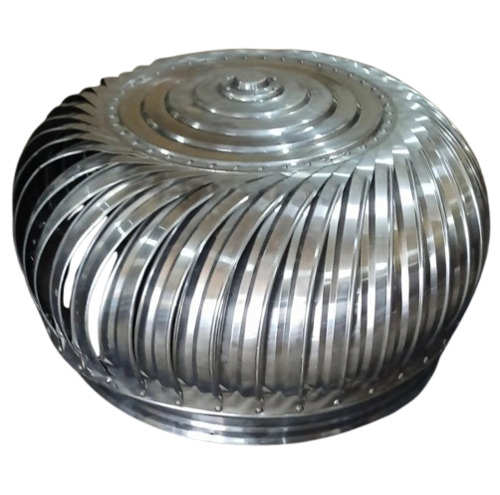 Roof Ventilator Wind Turbine - Stainless Steel, Customized Size, Silver Finish | Durable, Fine Finished, Ideal for Industrial Ventilation Needs