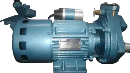 Single Phase Monoblock Pump - Metal, Customized Size, Grey Color | Electric Power Source, Durable Design, Very Good Quality