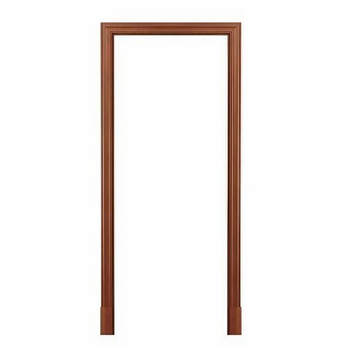 Teak Wood Door Frame - 2.5 Feet Thickness, Polished Finish | Attractive Design, Termite Proof Quality, High Durability for Commercial and Residential Use