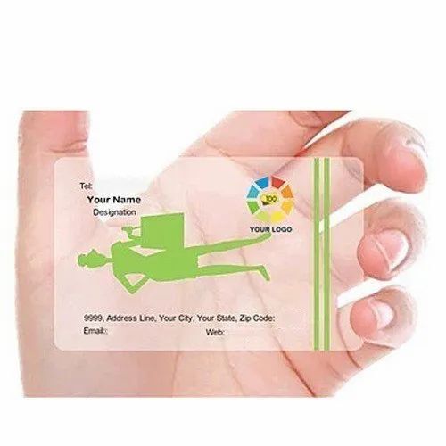 Transparent Business Card - Binding: Yes