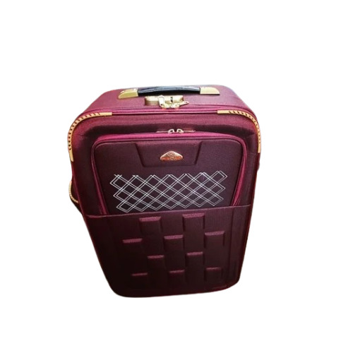 30L Polyester Luggage Trolley Bag - Medium Size, Corrosion Resistant, Zip Closure, Four-Wheel Mobility | Easy to Use for Traveling
