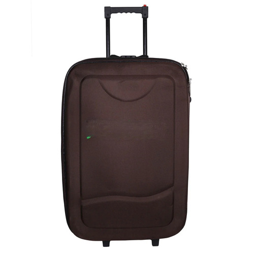 Black Polyester Luggage Trolley Bag
