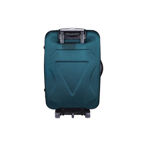 Blue Polyester Luggage Trolley Bag