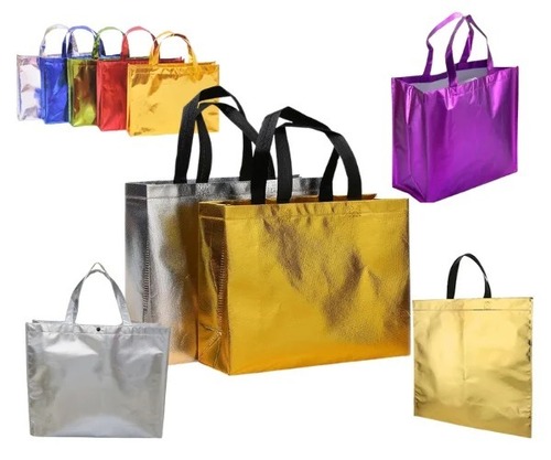 Bopp Bags - Non-Woven Material, 250-300 GSM, Multi Color, Double String Style | Ideal for Shopping and Agriculture Use