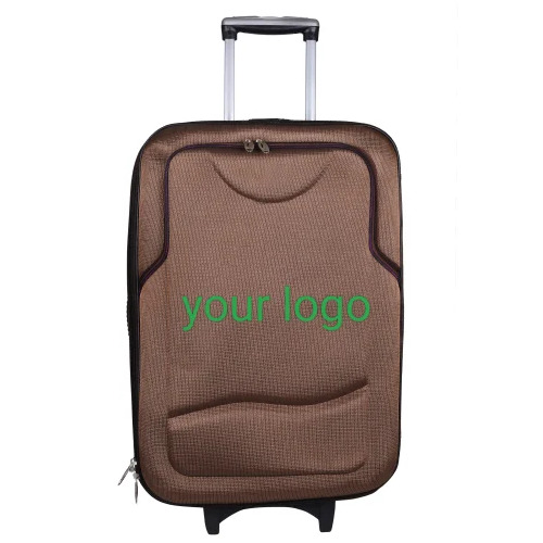 Brown Luggage Trolley Bag