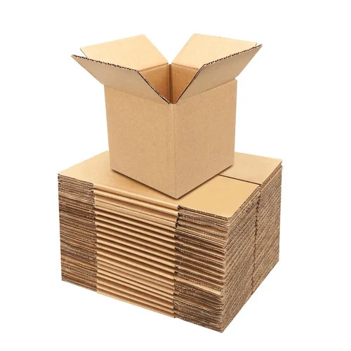 Corrugated Packaging Boxes - Brown Corrugated Board, Square & Rectangular Shapes | Quality Assured, Dimensionally Accurate, Customizable Design