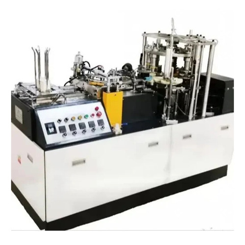 Fully Automatic Paper Cup Making Machine - Color: White