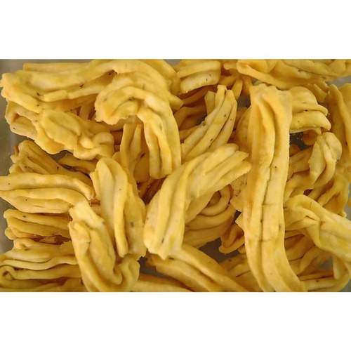 Gathiya Namkeen - 100% Pure Besan and Rice Flour Snack, Yellow Color | Gluten Free, Ready to Eat, Crunchy Texture, Salty Taste