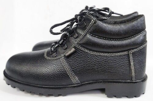 Heat Resistant Nitrile Sole Safety Shoes - Color: Black