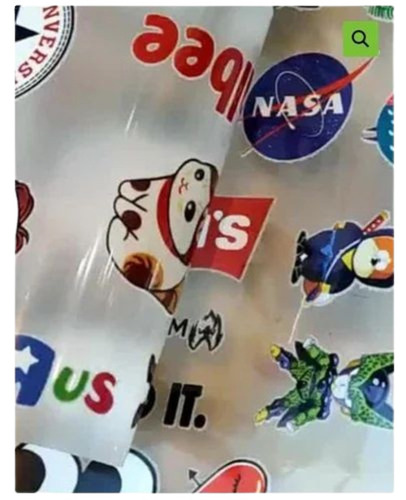 Heat Transfer Sticker - PET Material, Packets of 500 | Multicolor Design