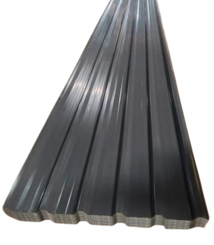 Metal Roofing Sheet - Mild Steel, Customized Size, Grey Color, 0.3-0.6mm Thickness | Durable, Fine Finished, Plain Pattern