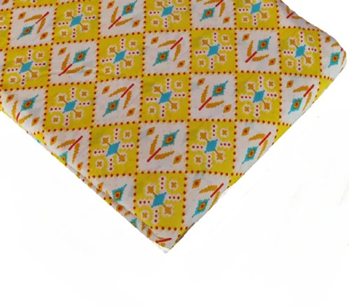 Multi-Color Printed Cotton Fabric - 100% Cotton, Shrink-Resistant | Ideal for Textile Industry Applications, Washable & Versatile Design