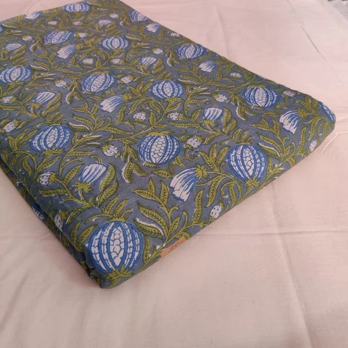 Printed Cotton Fabric - 100% Cotton, Multi-Color, Shrink-Resistant | Washable, Ideal for Textile Industry, Printed Design