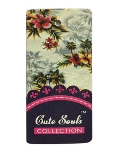 प्रिंटेड पेपर हैंग टैग