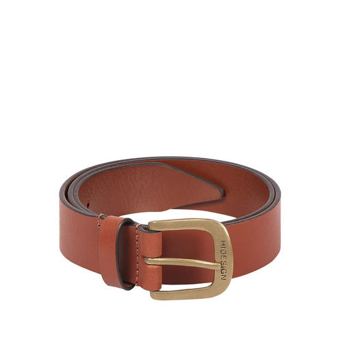 Tan Leather Belt - Color: Brown